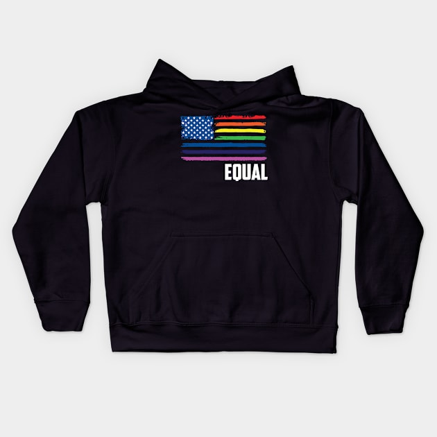 Equal Kids Hoodie by WMKDesign